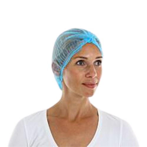 Haarnet Non Woven PP Clip Cap Blauw M